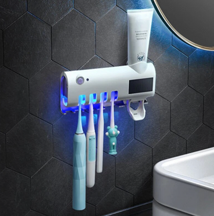 CleanBrush UV: Esterilizador y Soporte para Cepillo